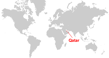 This image has an empty alt attribute; its file name is map-of-qatar.gif