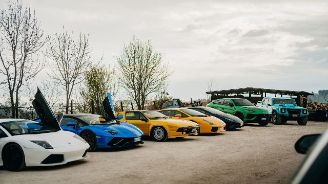 Lamborghini Showcases 60 years of colors