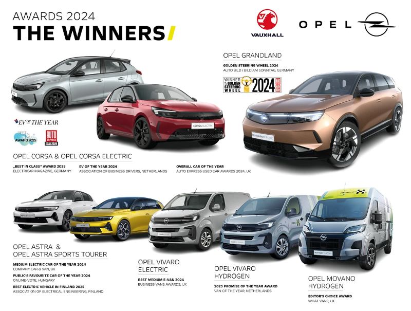 Opel Models Won Numerous Awards in 2024