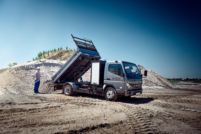 Daimler Truck brand FUSO is presenting three variants of the Canter at bauma 2025